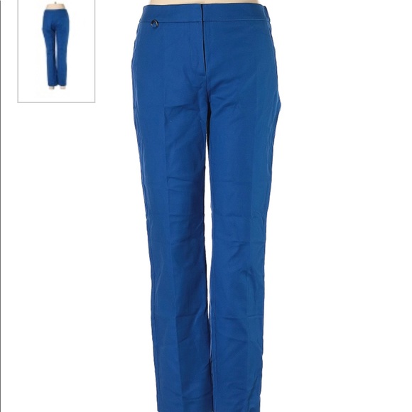 🛑 Adrianna Papell Blue Slacks - Size 4 - Picture 1 of 2